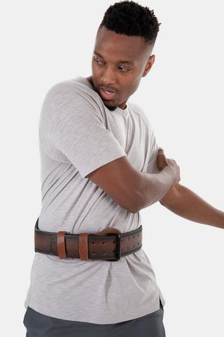 Leather Weight Lifting Belt