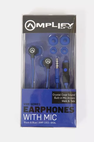 Amplify Vibe Earphones With Mic