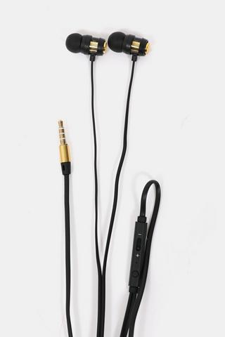 Volkano Alloy Series Earphones - Gold