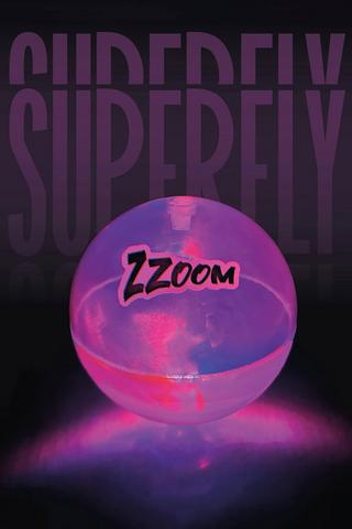 Zzoom Superfly Pink Light Up Bounce Ball