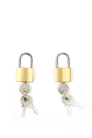 2-pack Brass Padlocks