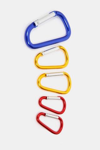 5-pack Steel Carabiners