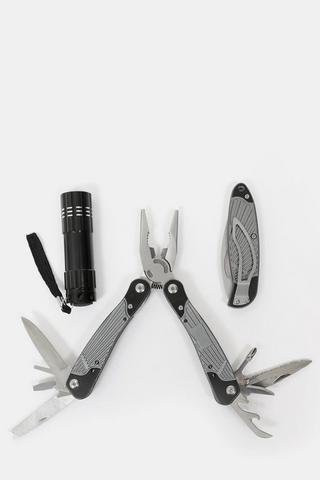 Knife, Torch + Multitool Combo