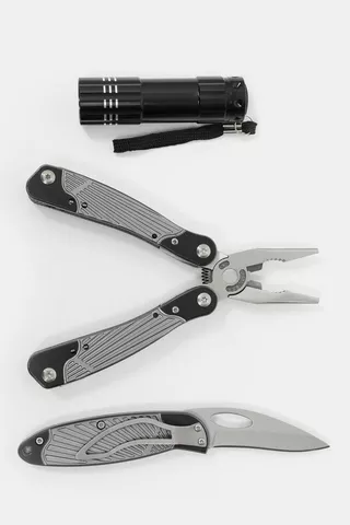 Knife, Torch + Multitool Combo
