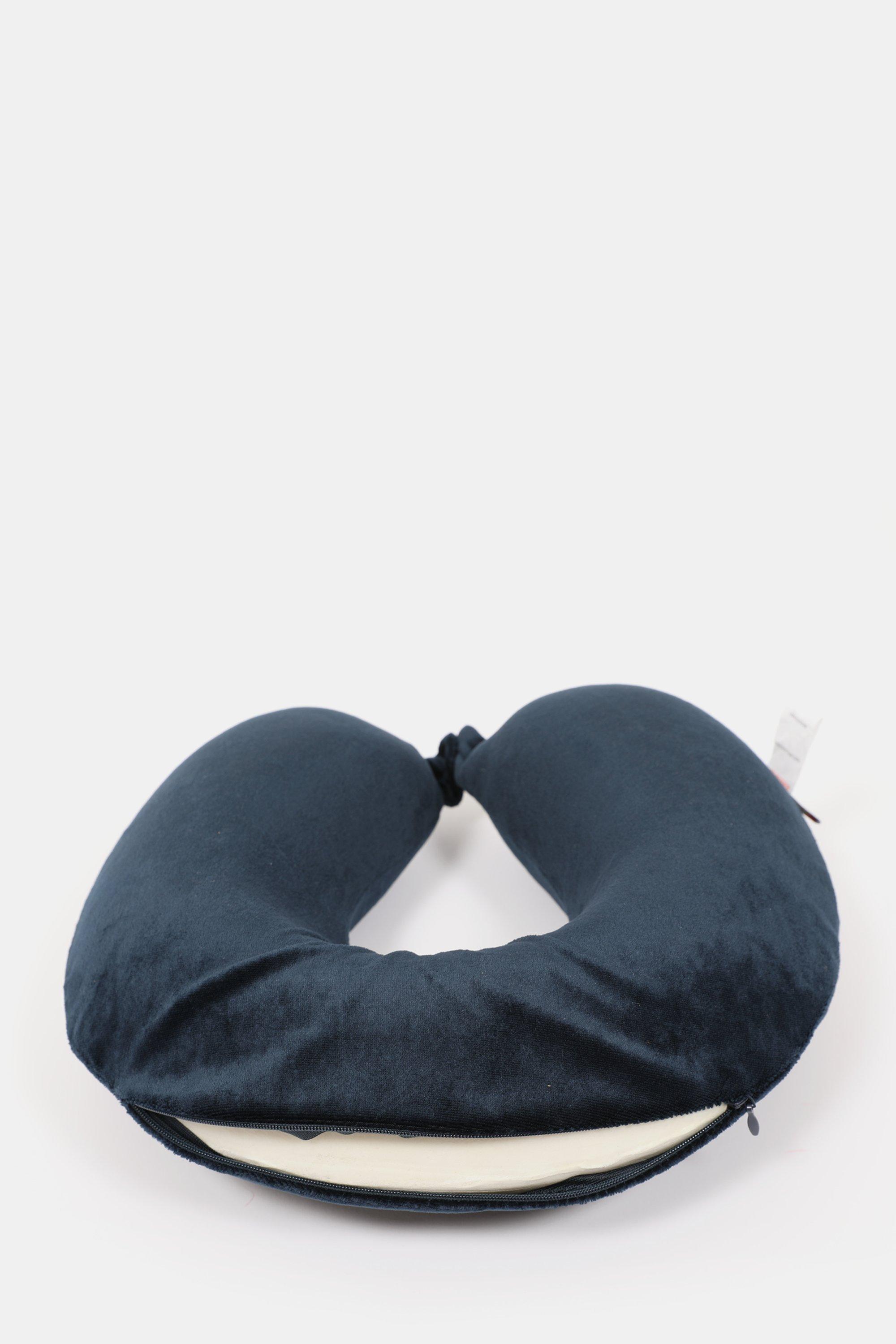 MASU PRINT VELOUR NECK PILLOW■G0803 Memory Foam Neck Pillow