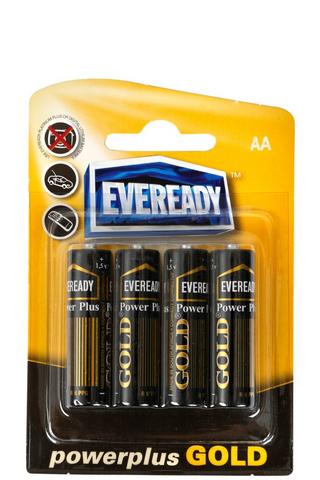 Power Plus Gold Aa Batteries-4 Pack
