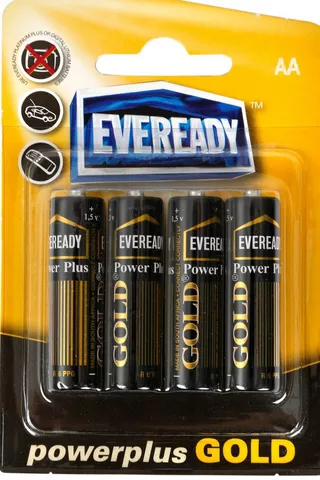 Power Plus Gold Aa Batteries-4 Pack