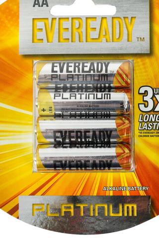 Alkaline Plus Aa Batteries-4 Pack
