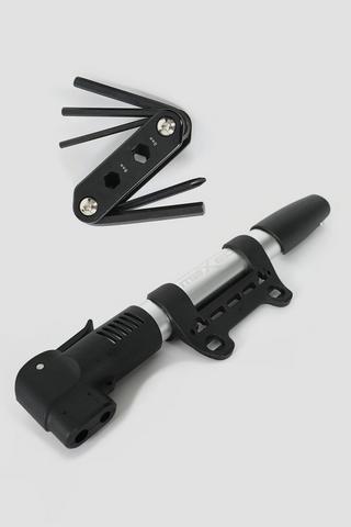 Hand Pump And Multi-tool Set