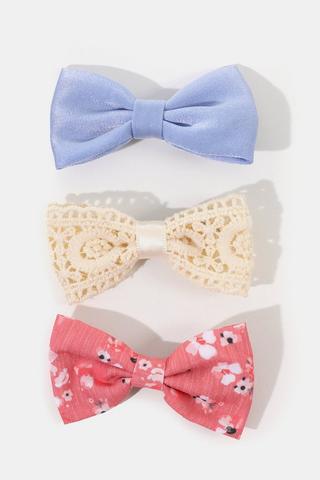 3-pack Bow Clips