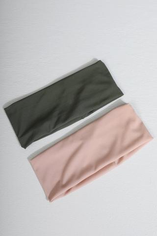 2-pack Ribbed Headbands