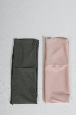 2-pack Ribbed Headbands
