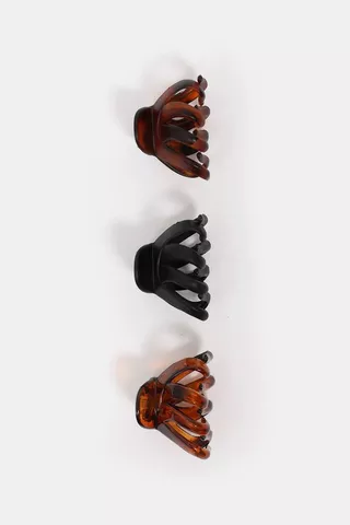 3-pack Claw Clips