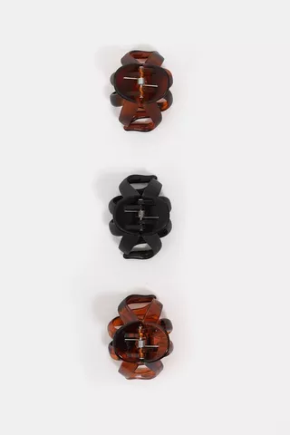 3-pack Claw Clips