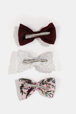 3-pack Bow Clip
