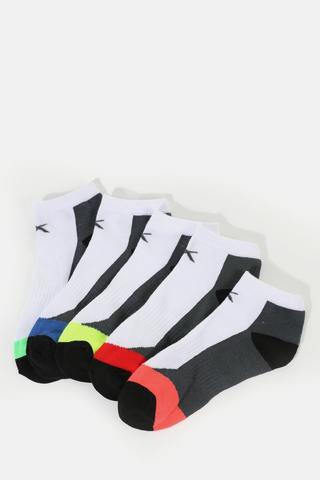 5 PACK Black Trainer Liner Socks