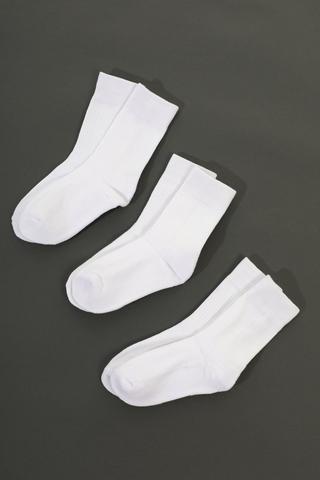 3-pack Sport Crew Socks - Size 12 To 3