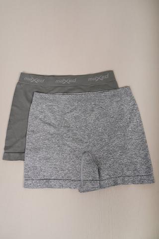 Mens Cotton Knitting Boxer Men Underwear Trousers Boys Grey Blue