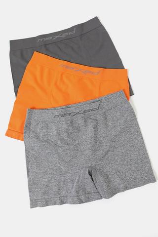 3-pack Seamless Knit Boxer Briefs