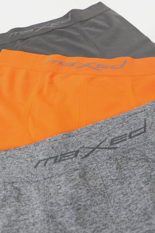3-pack Seamless Knit Boxer Briefs