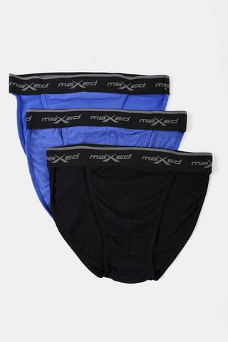 3-pack Cotton Lycra Tanga Briefs