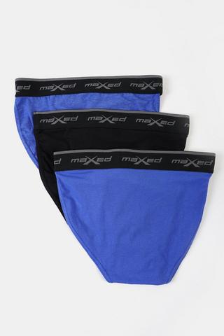 3-pack Cotton Lycra Tanga Briefs