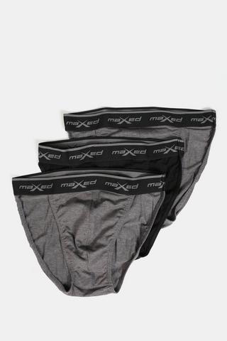 Athletic Cotton Tanga, Black