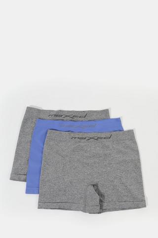 3-pack Seamless Knit Boxer Briefs