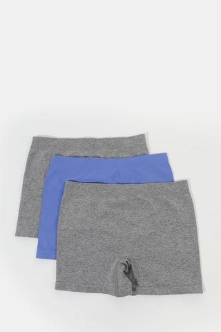 3-pack Seamless Knit Boxer Briefs