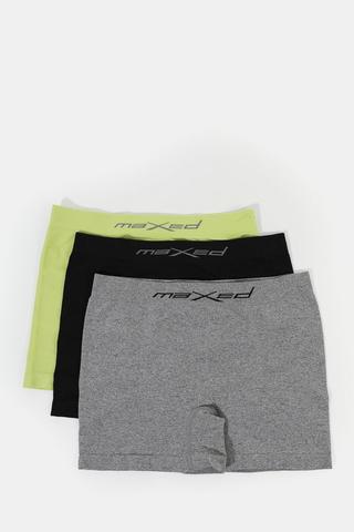 3-pack Seamless Knit Boxer Briefs
