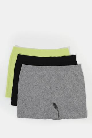 3-pack Seamless Knit Boxer Briefs