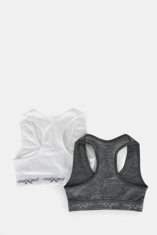 2-pack Seamless Knit Sports Bras
