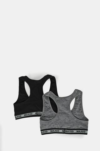 $12 for 2 Seamless Sports Bras from Superfit Knitting Mills (a $32