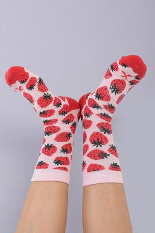Cotton-rich Print Socks