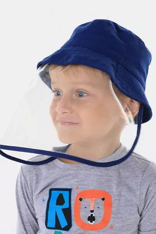 Kids' Bucket Hat With Face Shield