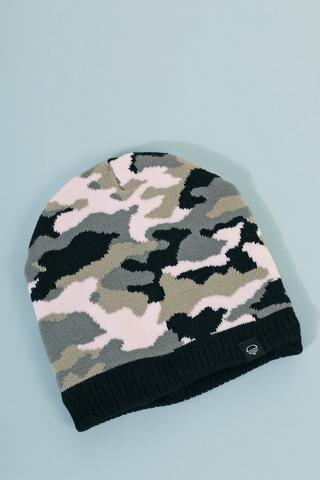 Camo Knit Beanie