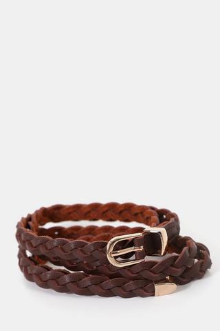 Braided Pu Belt