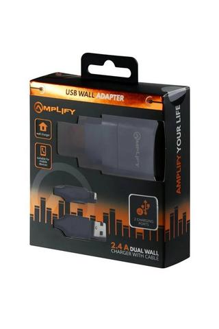 Amplify Dual USB Wall Charger
