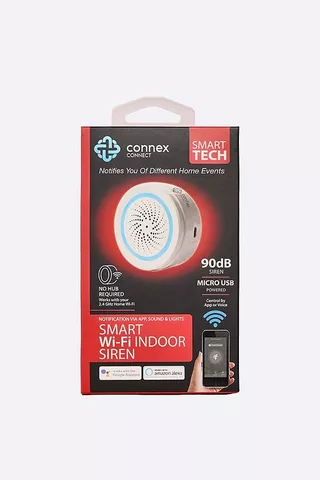 Connex Smart Wi-Fi Indoor Siren Alarm