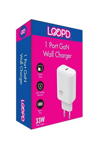 Loopd 1 Port GaN Wall Charger