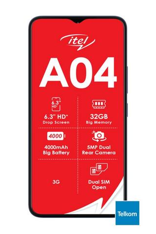 Itel A04 Cyan