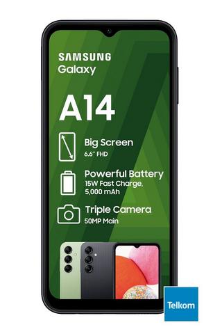 Samsung A14 Black Ds+ Cover