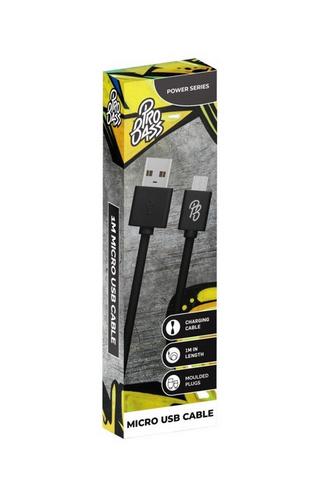 Pro Bass Power Series Micro USB Cable Black