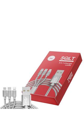 Salt 3-in-1 Cable White