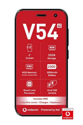 Vc Itel V54 Black Ds Nl