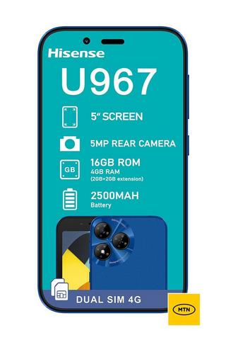 Hisense U967 Blue Ds Nl