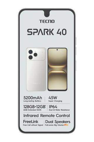 Vc Tecno Spark 40 Black