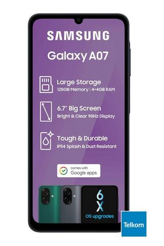 Samsung A07 Black