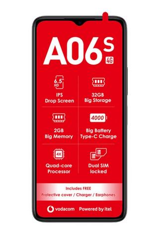 Vc Itel A06s Black Ds Nl 64gb