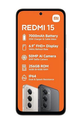 Mt Xiaomi Redmi 15 Black Ds